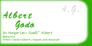 albert godo business card